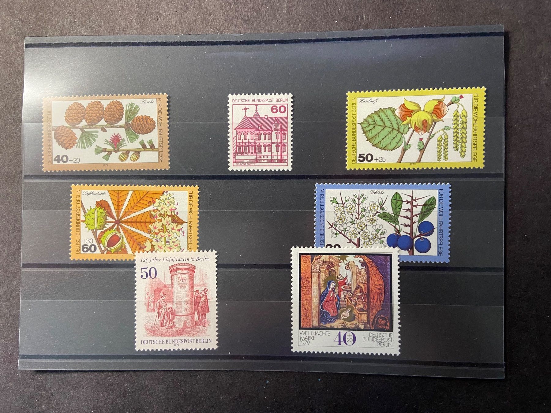 Alle Briefmarken: Berlin 1979 Jahresausgabe  ** – Gebraucht aus Wil SG von fva01 3