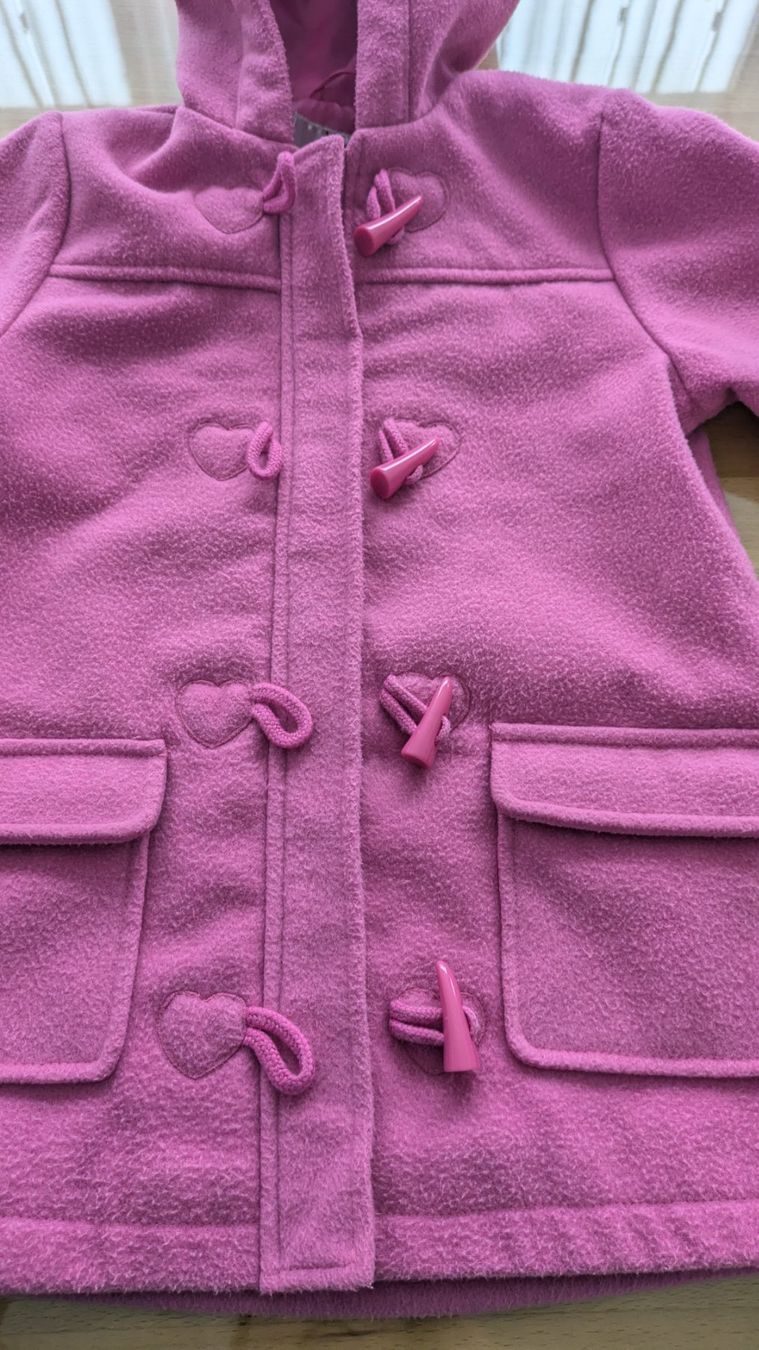 Giacche & Cappotti: Schöne rosa Mädchenjacke - Parka 104 110 – Usato da Staufen venduto da Fleby84 1