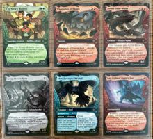 The Hobbit Dragonframe Rares 6stk