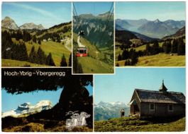 Hoch-Ybrig - 5 Bild AK Ybergeregg