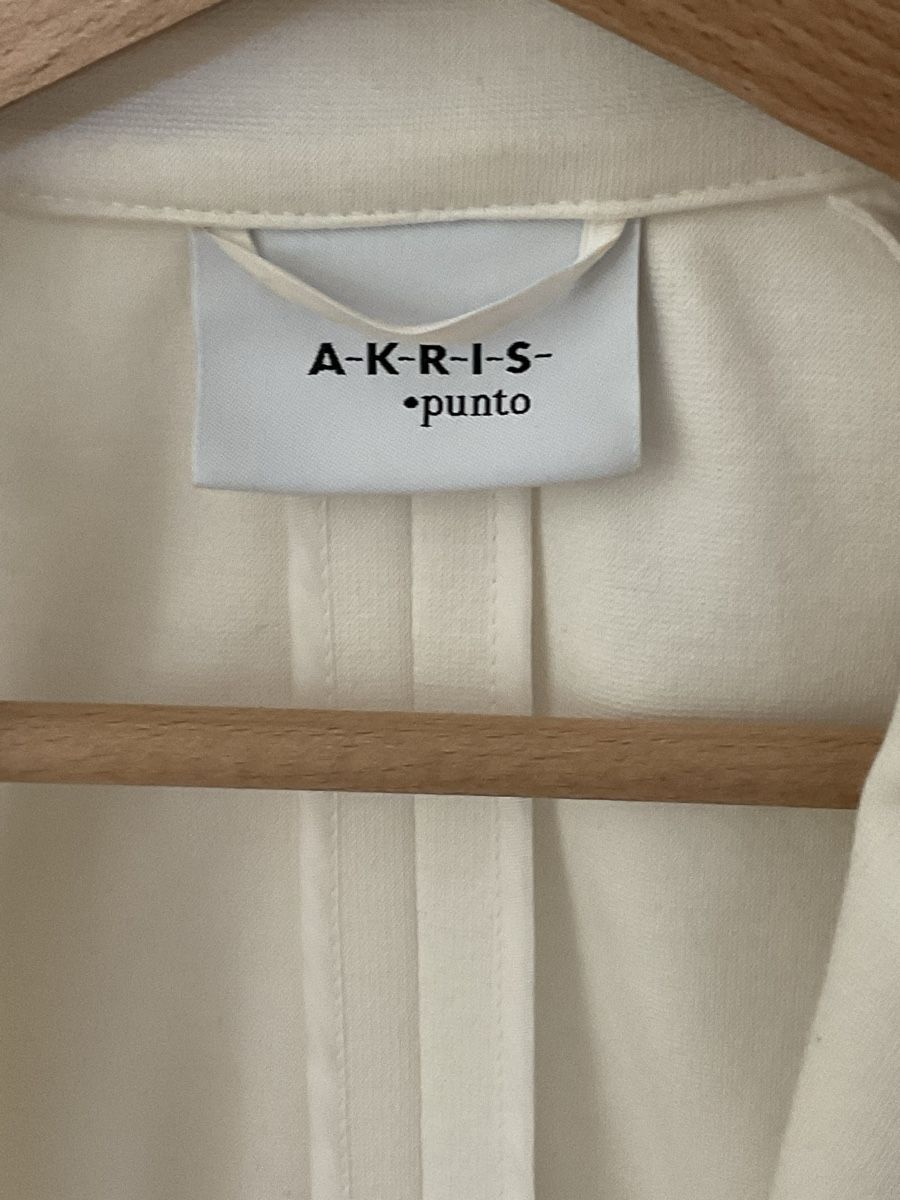 Giacche: 2Akris Punto White Blazer Jacket - Perfect for Spring/Summer – Usato da St. Gallen venduto da accessoriella 3