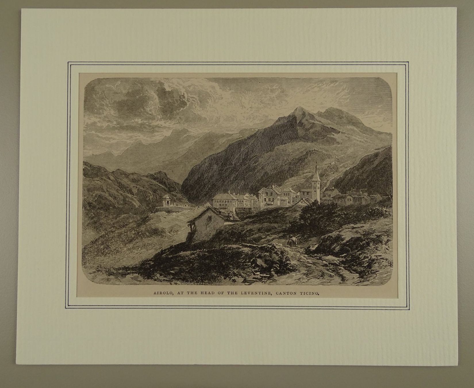 Incisioni: AIROLO, HOLZSTICH 1881 – Usato da Grüningen venduto da Kartensammler 1