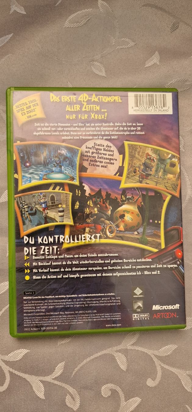 Microsoft Spiele: Blinx The Time Sweeper Xbox Klassiker mit Anleitung – Gebraucht aus Romanshorn von REALJessiB 1
