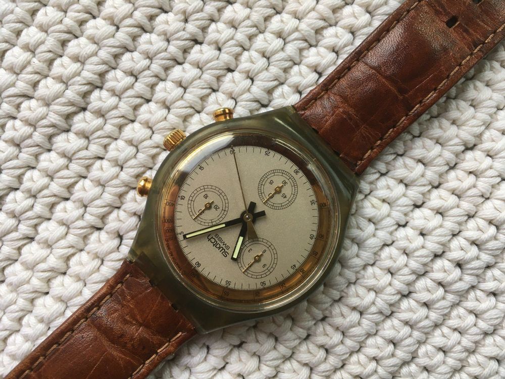 Swatch Chrono Goldfinger SCM 100 (Defekt) in Lenzburg für CHF 20 – mit ...