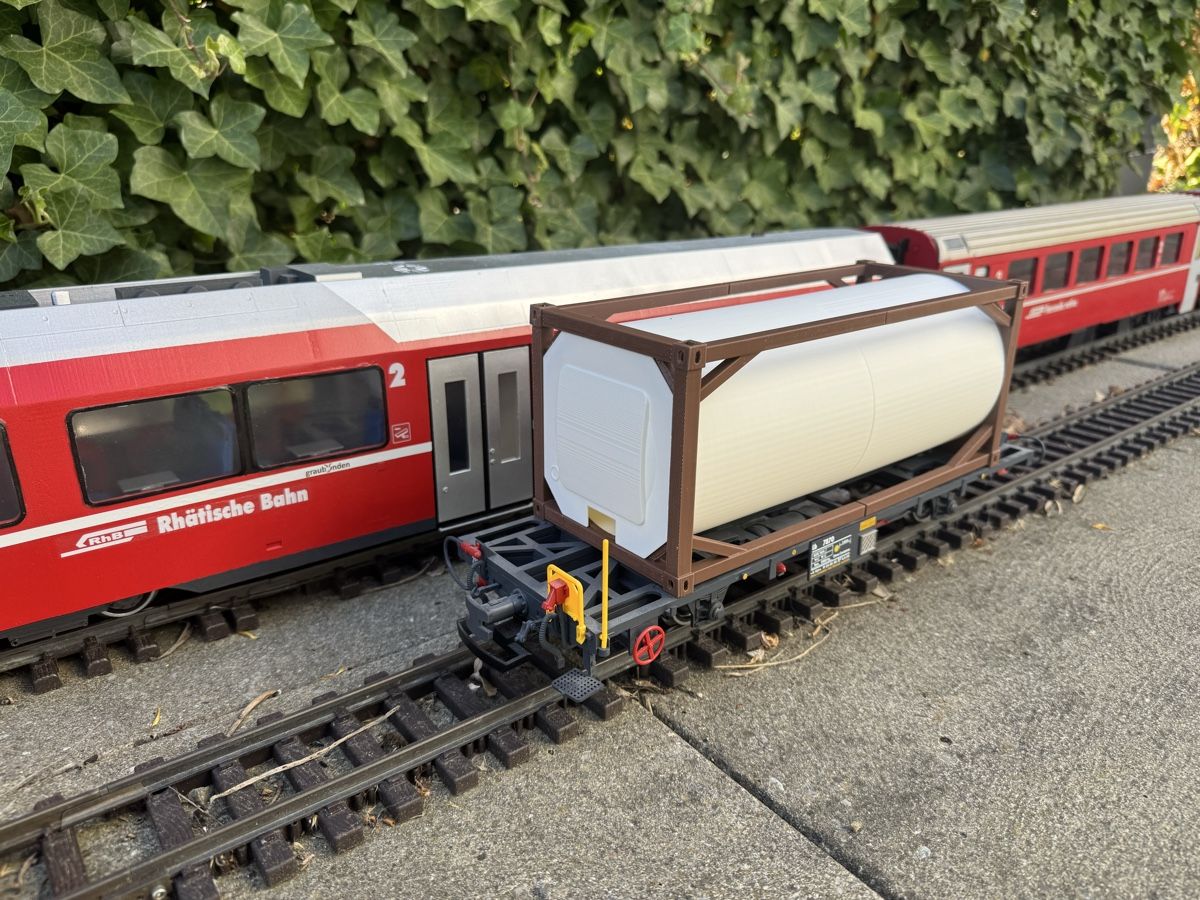 LGB Modellini di ferrovie: LGB Tankcontainer – Nuovo (secondo la descrizione) da Stadel venduto da Himmelrosa 1