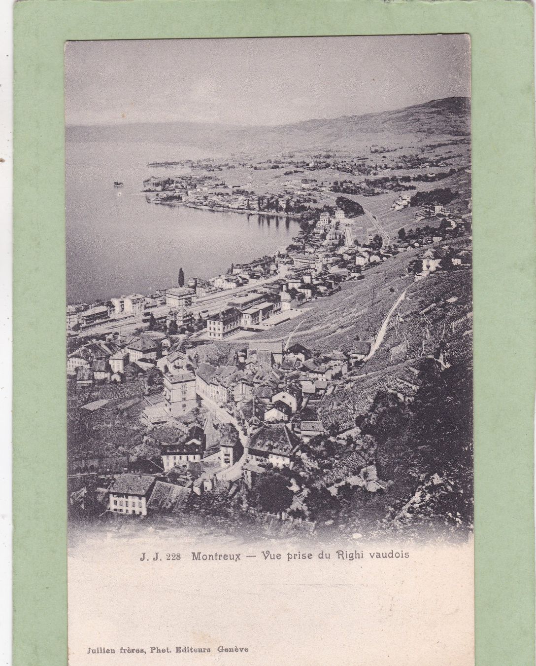 Cartoline postali: Montreux 1907 – Usato da Herisau venduto da Lisegrat2008