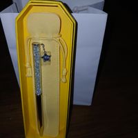 Swarovski Kugelschreiber mit Sternanhänger neu im Etui