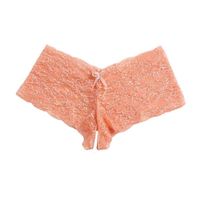NEUES Damen Panty im Schritt ouvert apricot Gr. S - 220370