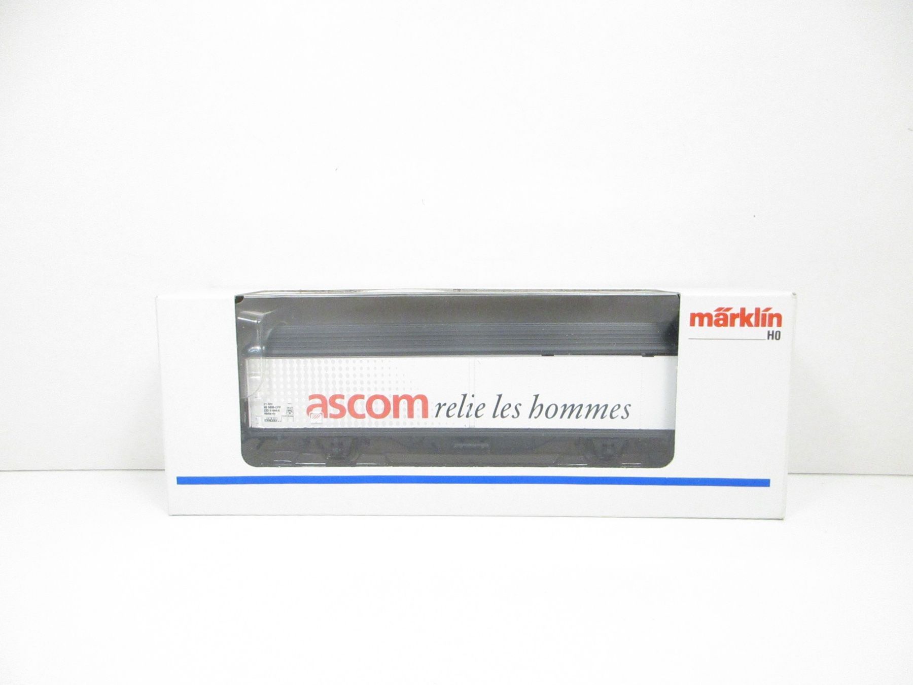 Märklin Modellini di ferrovie: Märklin H0 4735.901 SBB Schiebewandwagen ASCOM – Nuovo e nell'imballaggio originale da Olten venduto da Heinrich875 6