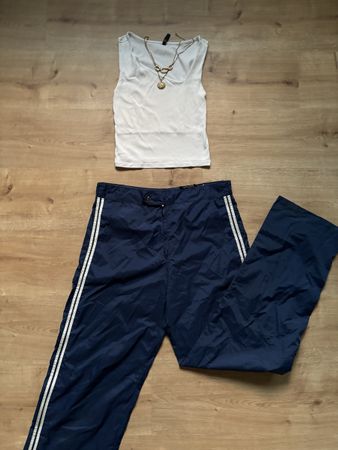 training vintage bleu marin, taille M