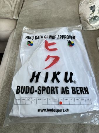 Hiku Kata Gi WKF Approved Grösse 175, 100% Baumwolle, TOP Zu
