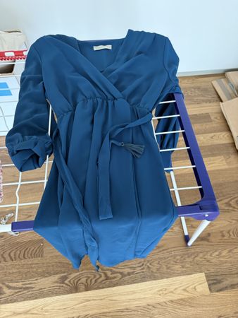 Kleid blau Grösse L Rinascimento