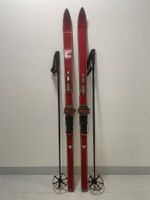 Ski (F 4), Deko Holzski mit Stöcken