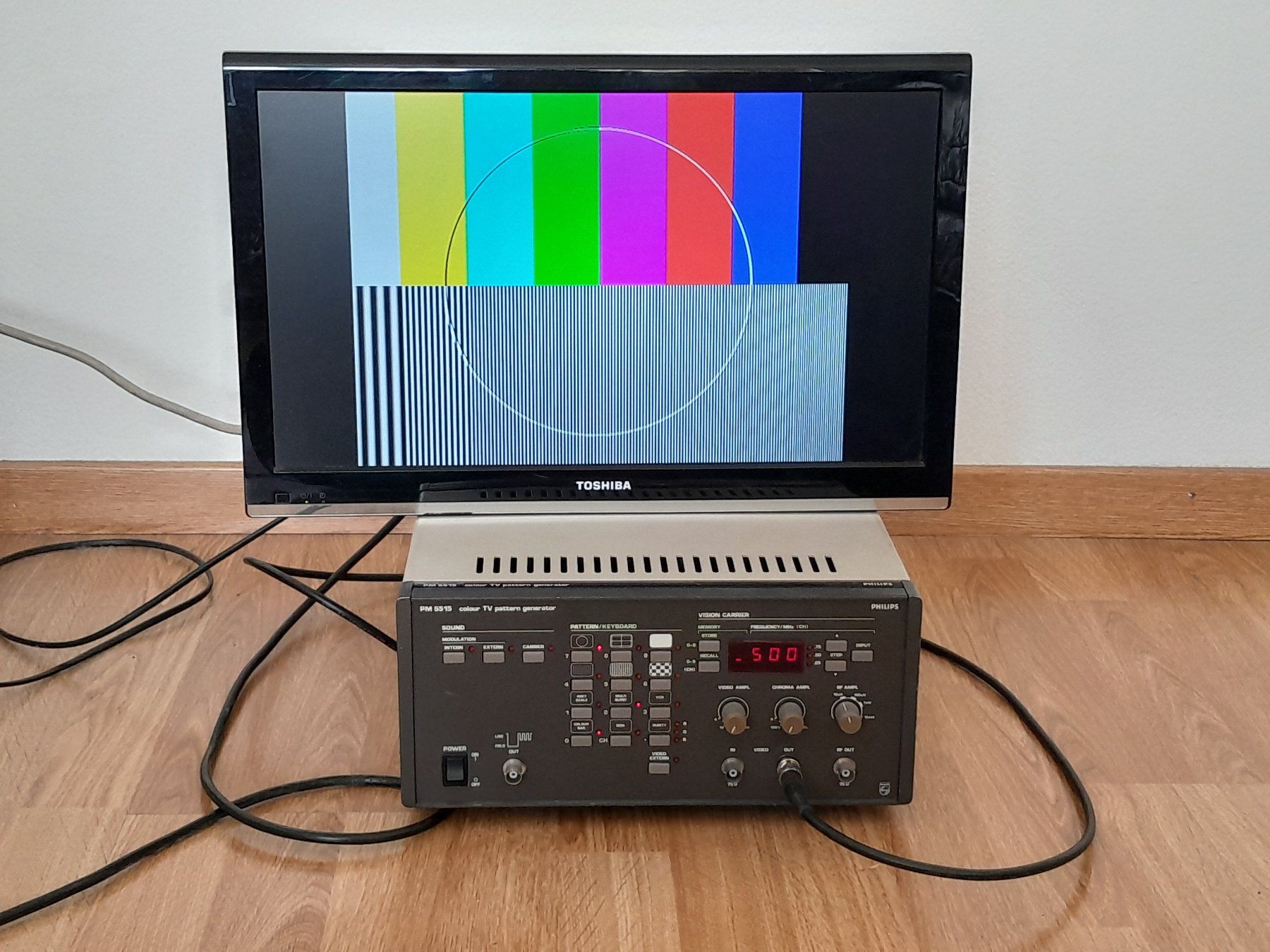 Philips Messen: Philips PM 5515 Colour TV Pattern Generator – Gebraucht aus Schlieren von