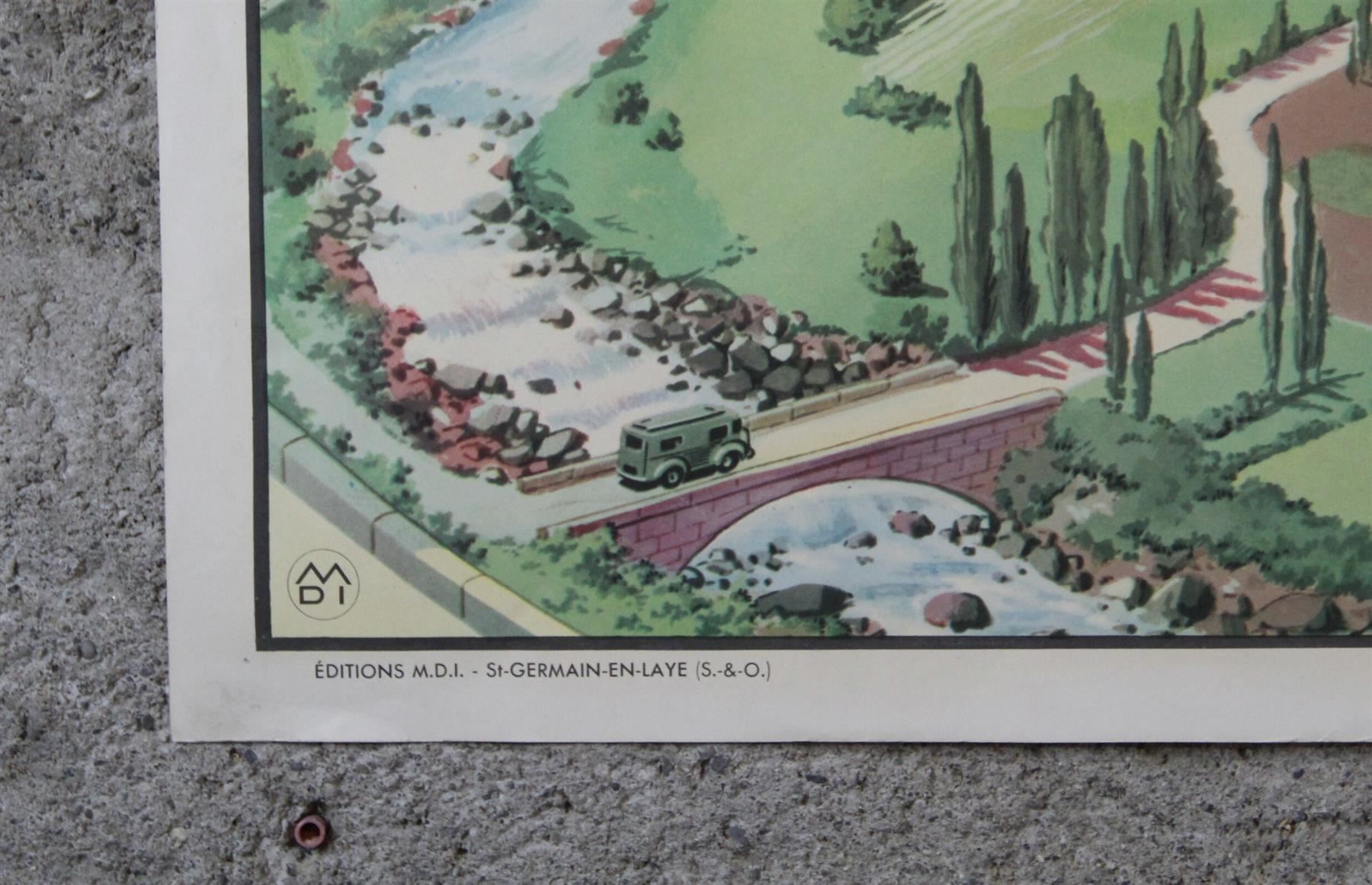 Foto & Immagini: doppel Schulwandbild "Alpen, Stadtplan" – Usato da Birrwil venduto da brandschatz_birrwil 6