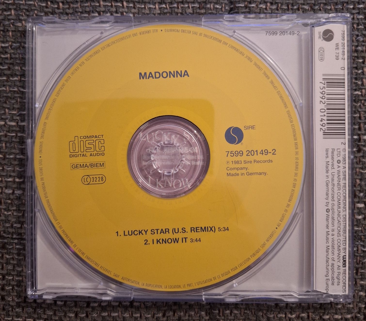 CDs: Madonna Lucky Star maxi CD – Gebraucht aus Luzern von  1