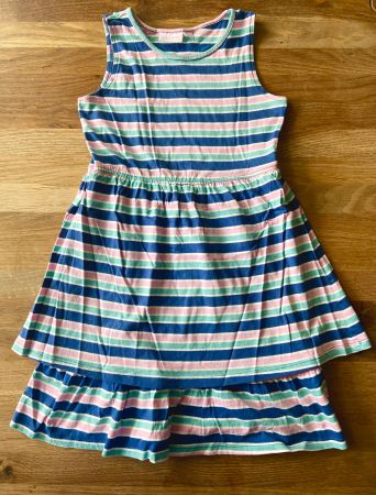 Sommerkleid STREIFEN, 134/140cm, Baumwolle, BRIEFVERSAND