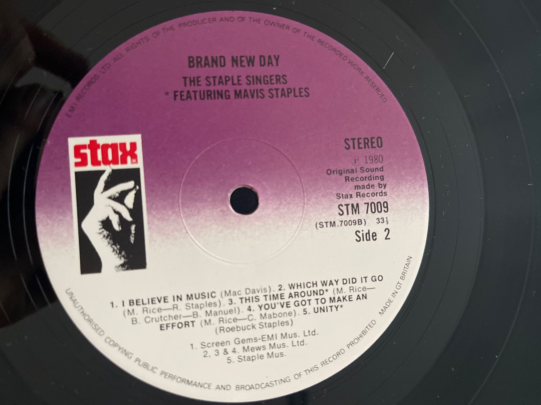 Schallplatten: S1419/Staple Singers - Brand New Day – Gebraucht aus Frutigen von Philippe_jsp 2