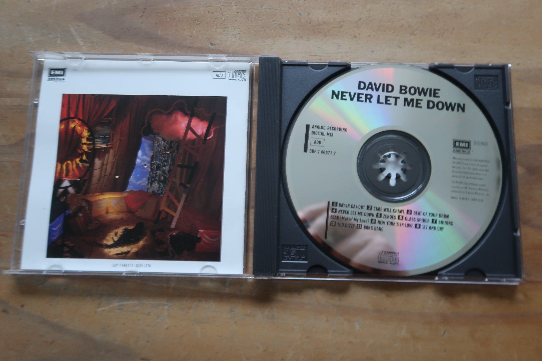 CD: DAVID BOWIE - NEVER LET ME DOWN - CD – Usato da Basel venduto da Patiscat 1