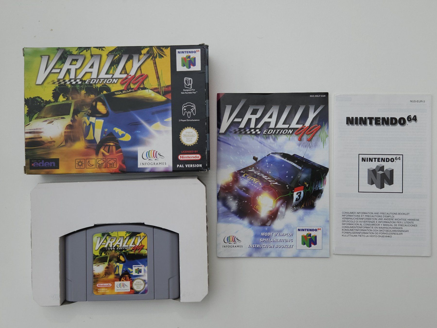 Nintendo Giochi: V-Rally Edition 99 - N64 – Usato da Autigny venduto da zel_gvl5 2