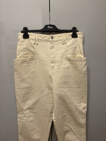 Isabel Marant Jeans Hose Gr. 38 beige/weiss