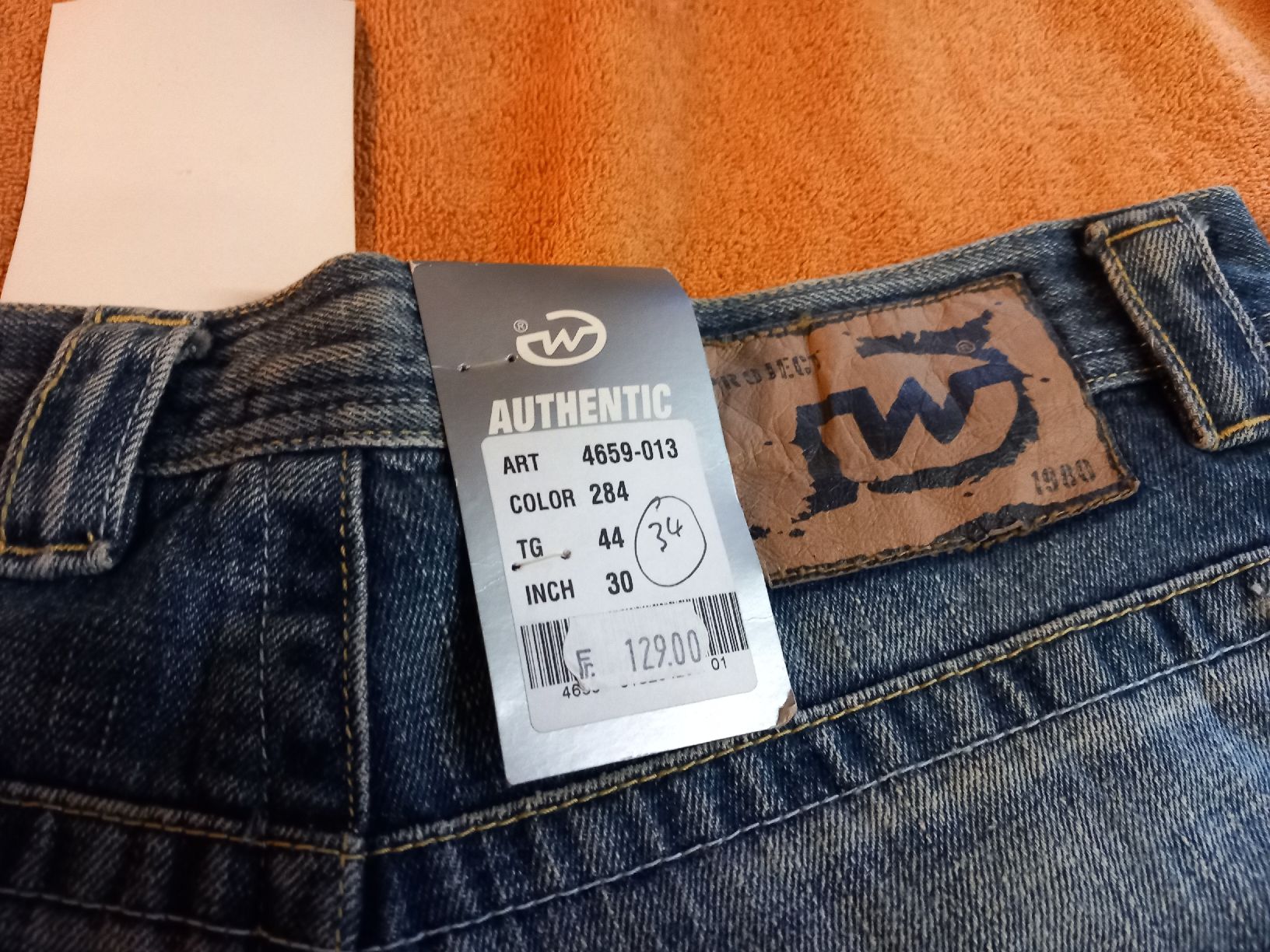 Jeans: Originale Herren Jeans Wild Project, Gr. 44/30, NEU – Nuovo e nell'imballaggio originale da Hochwald venduto da motowear-secondhand 3
