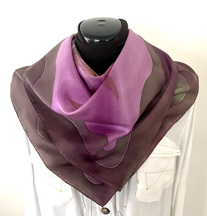 Foulards, Tücher & Schals: Seidenschal Foulard Silk Scarf Halstuch – Gebraucht aus Jona von Flamingoo 1