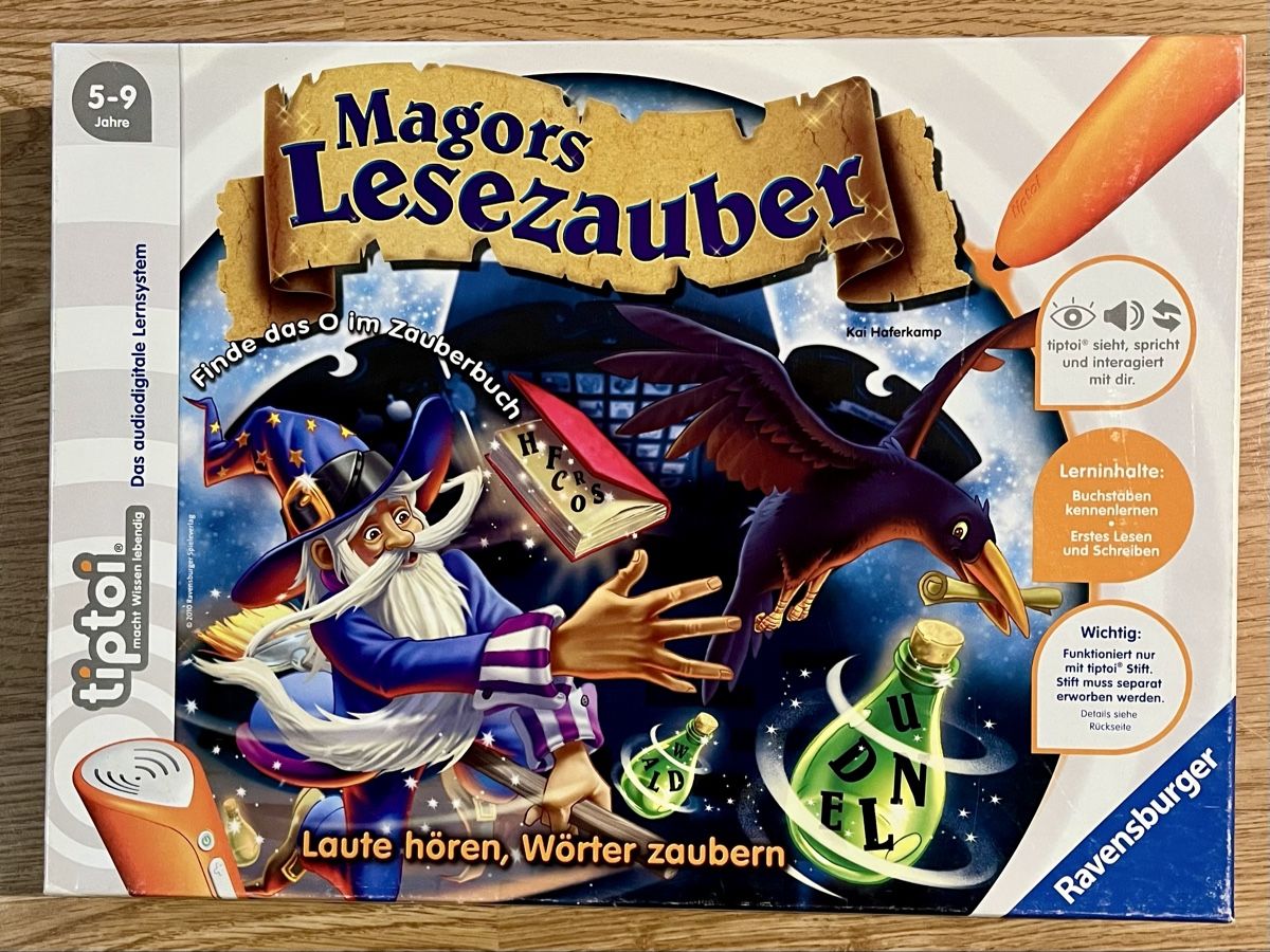 Ravensburger Giochi: Tiptoi® Magors Lesezauber, Ravensburger – Usato da Steffisburg venduto da Afrika82