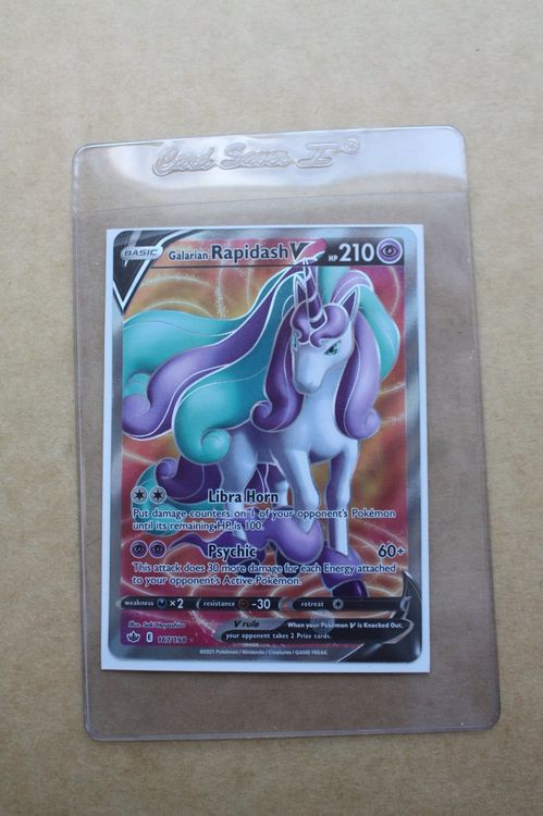 Pok&eacute;mon Carta Jumbo Rapidash V Swsh111 Promo