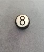 Katzenspielzeug 2 Stück Filzball 8er Billiard Nachhaltig