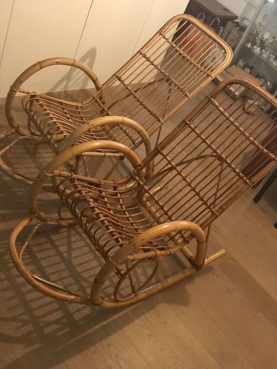 Bambus Zimmer Schaukelstuhl Garten Liegestuhl Balkon Schauk Kaufen
