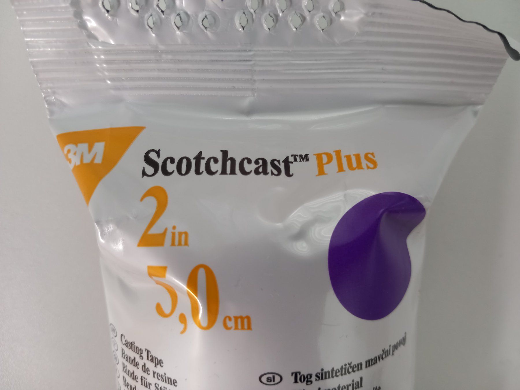 Materiale per modellare: Scotchcast plus 5.0 cm violett Gipsverband neu – Nuovo e nell'imballaggio originale da Oensingen venduto da Wabuoe 3