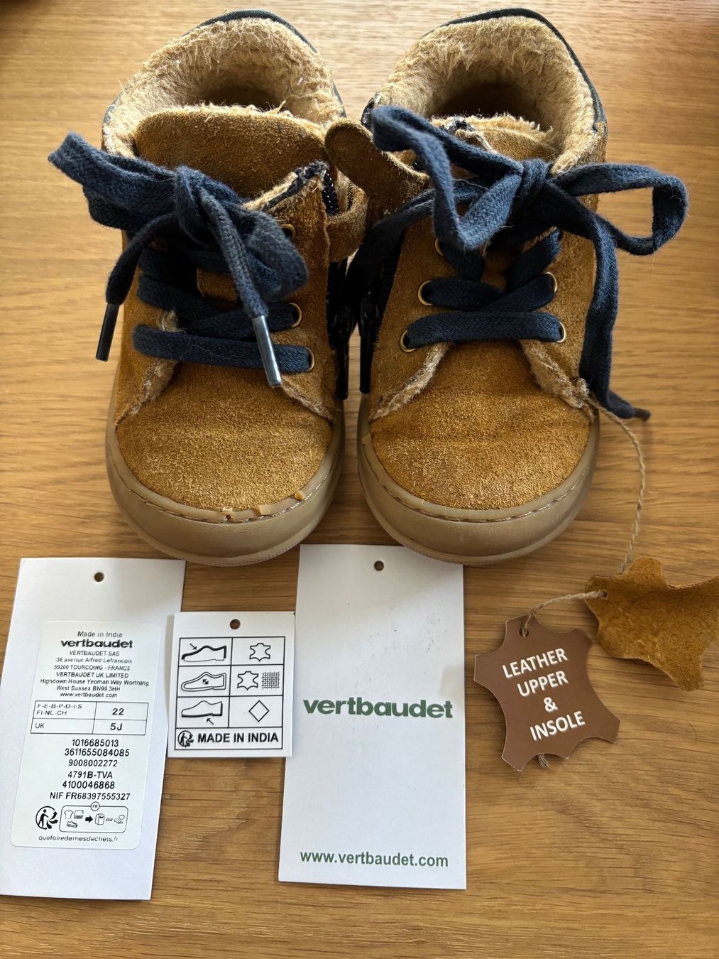 Scarpe per ragazzi: Bottines premiers pas Verbaudet taille 22 – Usato da lausanne venduto da beauxproduits