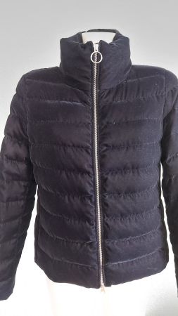 FUCHS SCHMITT Samtjacke Daunen Schwarz
