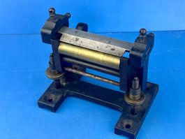 antiker musealer Lederspalter von Blanchard 10 cm Schnittbre