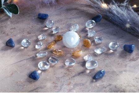 Minerali & Pietre curative: Crystal Grid - Mondkraft – Nuovo e nell'imballaggio originale da Mauren venduto da Yeelen 1