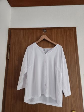 Chemisier blanche MADELEINE femme taille L