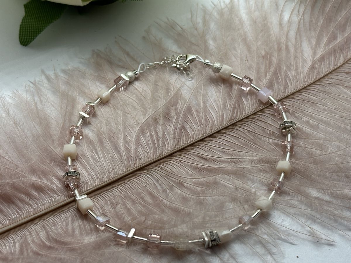 Colliers: Fusskette Rosa – Neuf avec emballage d'origine à Niederglatt ZH par Silberschmuck-design