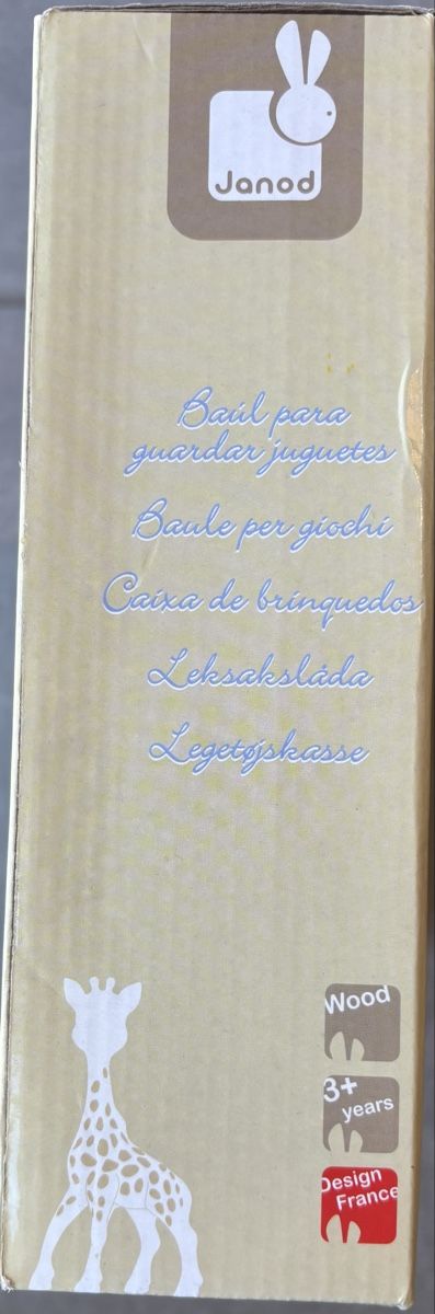 Janod Giocattoli: Coffre à jouets Sophie la Giraffe, marque Janod – Nuovo e nell'imballaggio originale da Cudrefin venduto da sdz_trl6 3