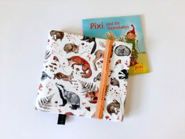 Hülle für 10 Pixi Bücher Pixibuchhülle Waldtiere neu