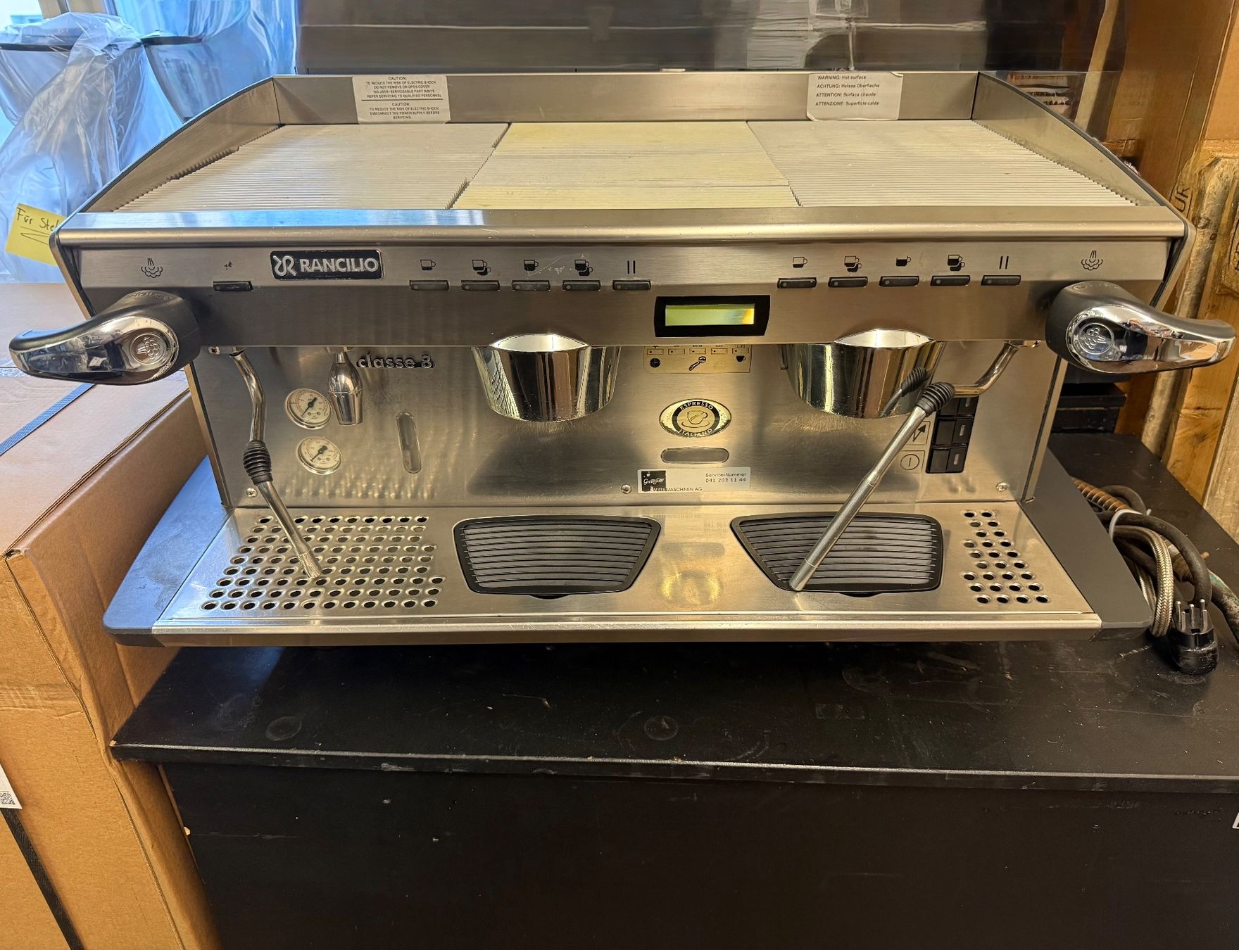 Rancilio Macchine per caffè & Macchine per espresso: Rancilio Classe 8 / 2 Gruppig – Usato da Luzern venduto da Myndli