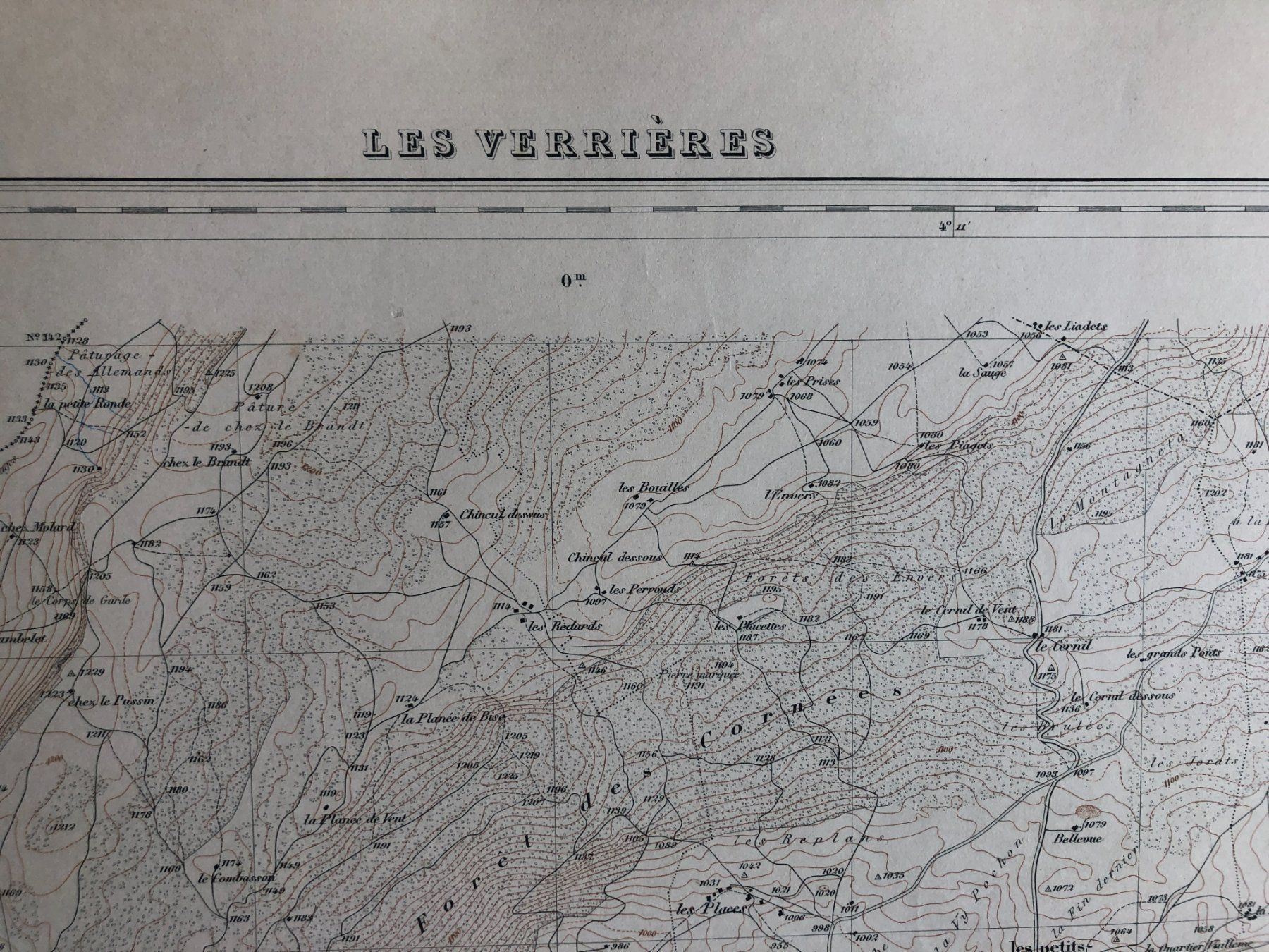 Cartine & Atlanti: Siegfriedatlas Bl. 277: Les Verrières – Usato da Zürich venduto da allp 2