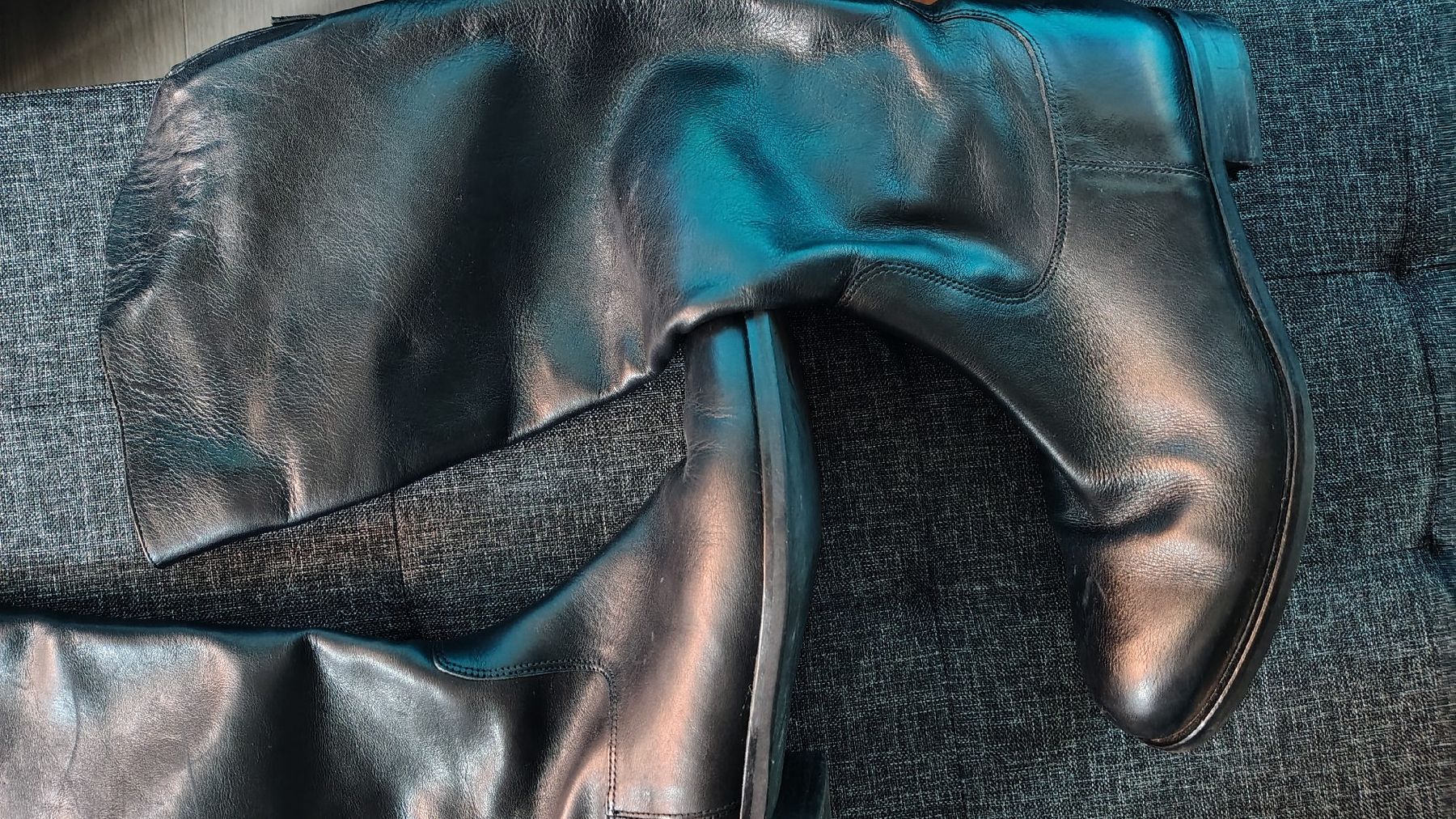Chaussures femmes: Botte en cuir  – D'occasion à Puidoux par Sophia70 4