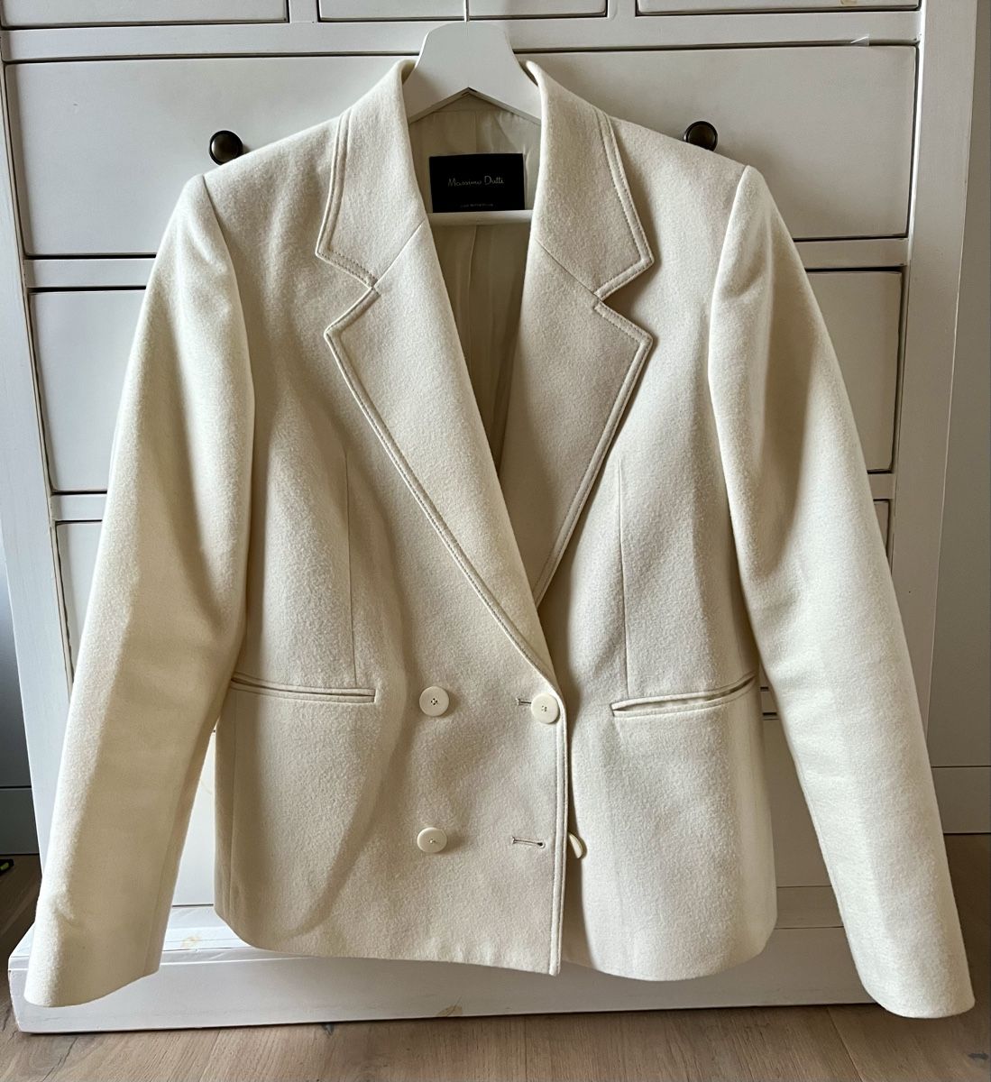 Massimo Dutti Giacche: Massimo Dutti Wollblazer, Crèmeweiss, Grösse 36 – Usato da Pfäffikon SZ venduto da humming-bird 1