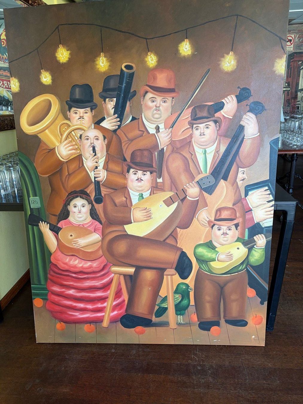 Dipinti: Kopie Ölbild Botero - "The Musicians" – Usato da Rothrist venduto da Pamosliq