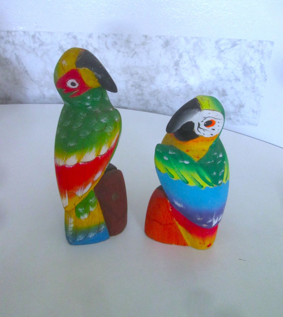Statuette: 2 Papageien – Usato da Sementina venduto da babucia