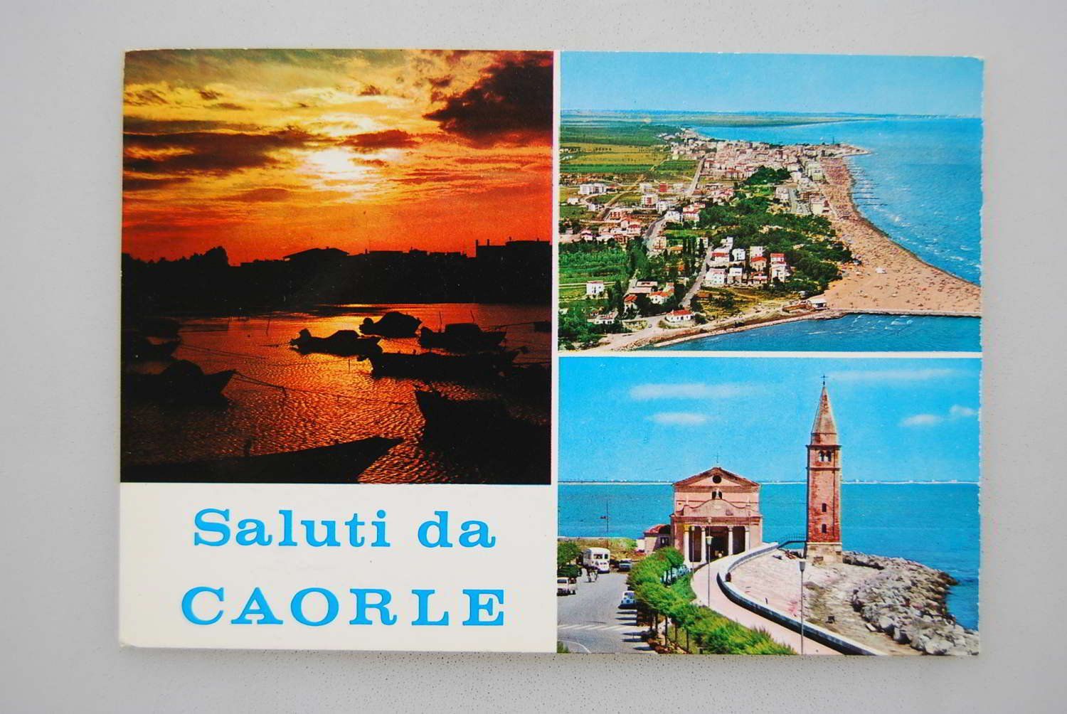 Cartoline postali: AK Saluti da Caorle 1977 – Usato da Rüfenacht BE venduto da Toro06