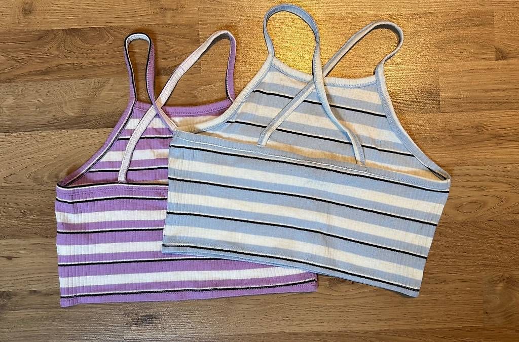 Tops: Lot de 2 tops (bleu/violet) – Gebraucht aus Bollion von cha_jm6h 1