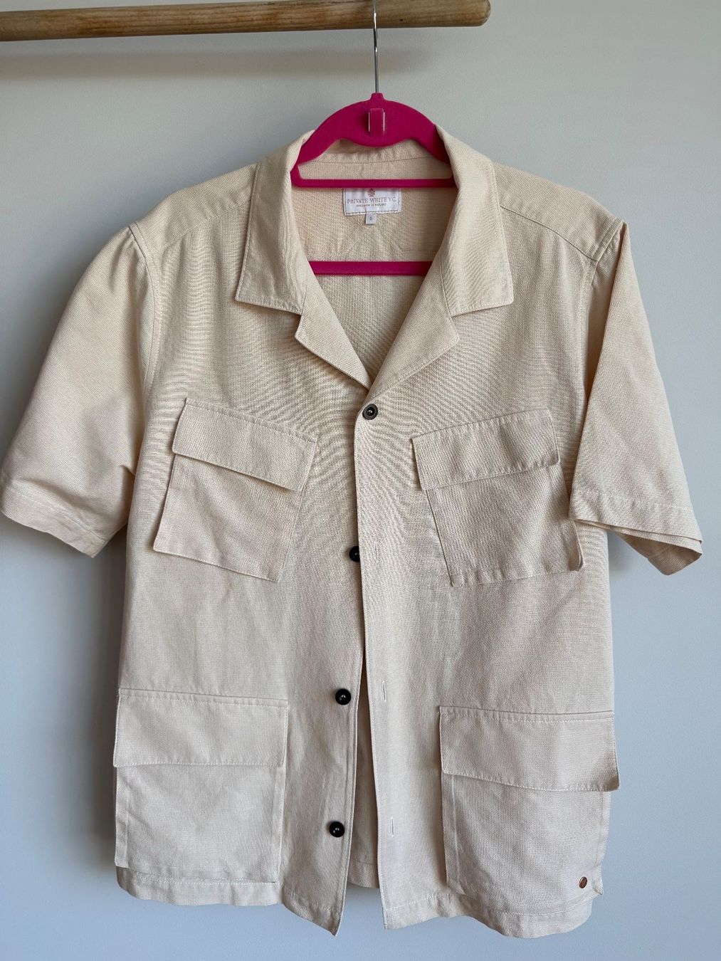 Camicie: Private White Herren Cargo Hemd Gr. L – Usato da Zürich venduto da Pau76