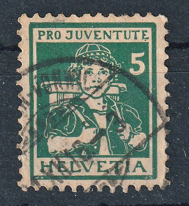 Tutti i francobolli: 1916  J5  Pro Juventute – Usato da Arlesheim venduto da gaugi43